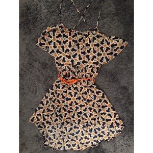 High low chiffon dress